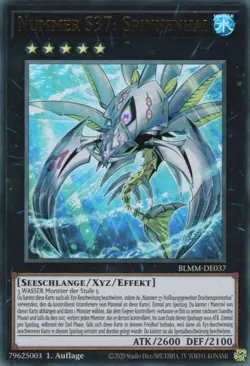 yugioh 1x Nummer S37: Spinnenhai BLMM-DE037 ULTRA 1AUFLAGE DEUTSCH - Image 1