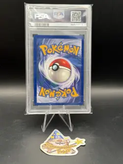 1999 Pokemon Fossil Unlimited Raichu Holo 14/62 #14 PSA 8 - Image 2