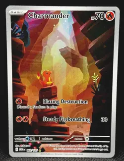 Charmander #168/165 - SV: Scarlet & Violet 151 Pokemon - Lightly Played - Image 1