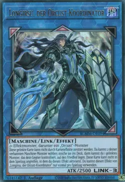 yugioh 1x Longirsu, der Orcust-Koordinator BLMM-DE094 ULTRA 1AUFLAGE DEUTSCH - Image 1