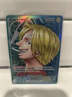 One Piece TCG Sanji Alternate Art OP02-026 Paramount War Foil, English - Image 1