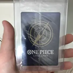 Bandai One Piece tcg Monkey.D.Luffy Foil English release event winner p135 - Image 2