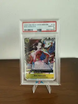 Boa Hancock OP14-112 One Piece The Azure Sea's Seven Special Foil PSA 10 - Image 1