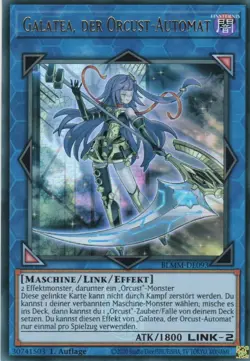 yugioh 1x Galatea, der Orcust-Automat BLMM-DE093 ULTRA RARE 1AUFLAGE DEUTSCH - Image 1