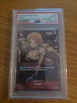 One Piece Nami Winner Tournament Pack Vol.3 Psa 10 - Image 4