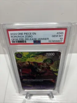 Roronoa Zoro (OP-06 Pre-Release Tournament) [Winner] P-045 One Piece... - Image 2