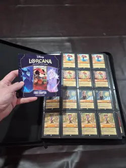 DISNEY LORCANA THE FIRST CHAPTER TCG COMPLETE MASTER SET FOILS AND NON FOILS MIX - Image 1
