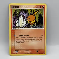 Torchic 66/100 Common Crystal Guardians Pokemon Card LP - Image 1