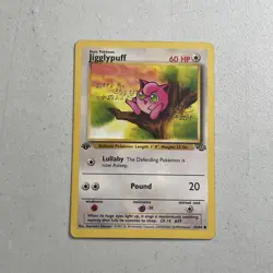 Pokemon TCG 1999 Jungle Base Card -- Jigglypuff 54/64 1st Edition - Image 1