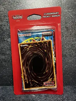 Yugioh Legendary 2 Pack + Bonus Card (One Pack Legend of Blue Eyes White Dragon) - Image 1