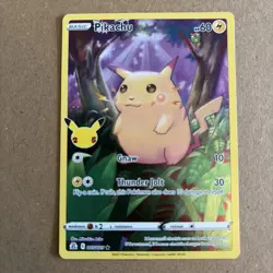 Pokemon Pikachu TCG Holo Card Celebrations 005/025 25th Anniversary Edition NM - Image 1