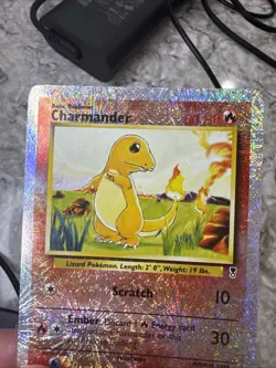 Pokemon TCG Charmander Legendary Collection Reverse Holo Card lp Iconic Line - Image 3