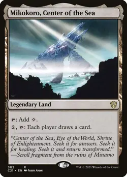 MTG - Mikokoro, Center of the Sea - Commander 2021 - X1 - (NM) - - Image 1