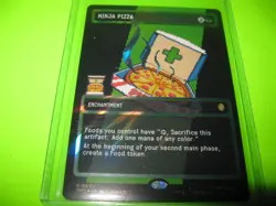 Ninja Pizza (Borderless) (Surge Foil) Commander: Teenage Mutant Ninja Turtles - Image 1