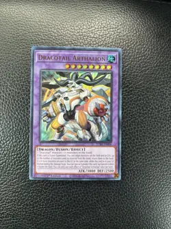 Yugioh! TCG - Dracotail Arthalion - Ultra Rare - JUSH-EN006 - Justice Hunters - Image 1
