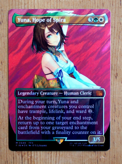 Yuna Hope of Spira #549 ~ Surge Foil ~ FF Magic the Gathering ~ NM - Image 1