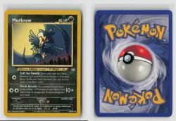 Murkrow #46/64 Neo Revelation Common Pokemon TCG LP - Image 3