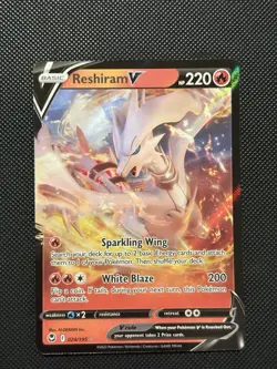 Pokemon Silver Tempest - Reshiram V - 024/195 - Full Art - M/NM - Image 2