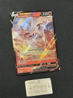 Pokemon Silver Tempest - Reshiram V - 024/195 - Full Art - M/NM - Image 3