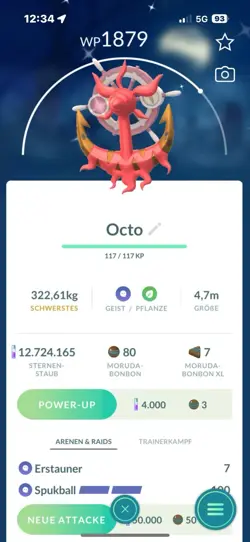 ✨Pokemon Go ✨ Shiny Moruda / Dhelmise - Image 1