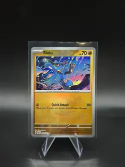 Riolu - 050/131 - Masterball Holo - Prismatic Evolutions - Pokemon - NM/M - Image 1