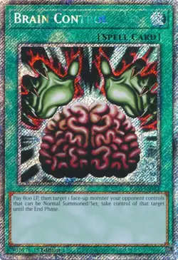 Yu-Gi-Oh! TCG RA03-EN154 Brain Control (Platinum Secret Rare) NM - Image 1