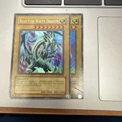 Blue-Eyes White Dragon YuGiOh LOB-001 x2 - Image 1