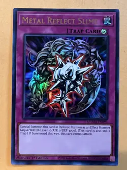 🔥 Yugioh! Metal Reflect Slime - MAMA-EN093 - Ultra Rare - 1st Edition NM - Image 1