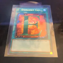 E - Emergency Call BLC1-EN032 Battles of Legend: Chapter 1 1st Edition Yugioh - Image 1