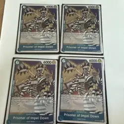 5 Prisoner of Impel Down x5 OP16-042 R The Time of Battle Foil English One Piece - Image 5