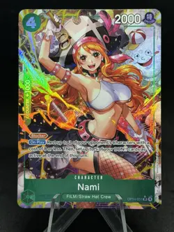 Nami SR Alt Art OP14-031 Azure Seas Seven OP14 One Piece English - Image 1
