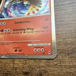 Pokemon Ho-Oh Shiny Holo Rare Card SL5 Call of Legends 100 HP Basic 2011 - Image 3