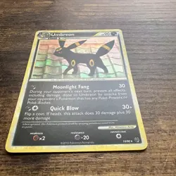 Pokemon Umbreon Holo Card2010 Nintendo Darkness Type English TCG - Image 2