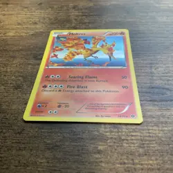 Moltres 14/99 Next Destinies Holo Rare Pokemon Card TCG LP+ - Image 3