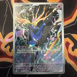 Xerneas Pokemon Card Chaos Rising NM Illustration Rare - Image 1
