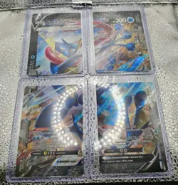 Pokemon TCG Greninja V-Union Holo Card Set of 4 SWSH Promo Cards SWSH155-158 - Image 1