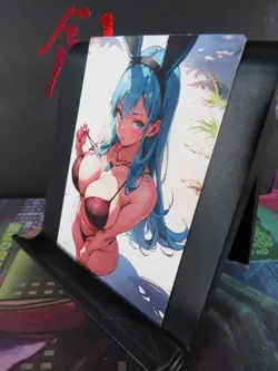 Bulma Dragon Ball Custom Art Card NM Anime Sexy Waifu CCG Collectible - Image 2