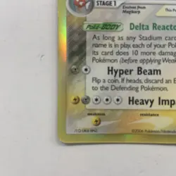 Pokemon Gyarados Reverse Holo Stamped Delta Species Ex Holon Phantoms Card 8/110 - Image 4