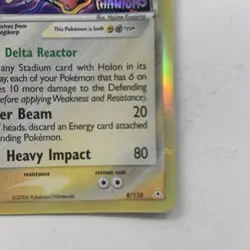 Pokemon Gyarados Reverse Holo Stamped Delta Species Ex Holon Phantoms Card 8/110 - Image 5