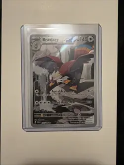 Pokemon Braviary 155/086 Sv: Black Bolt Holo Illustration Rare Stage 1 Card - Image 1