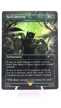 Bast's Blessing - Primal Vigor (Rainbow Foil) Secret Lair Drop Foil - Image 1