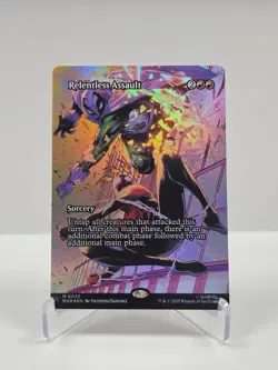 Relentless Assault (Borderless) - Marvel Universe Eternal-Legal (MAR) *FOIL* - Image 1