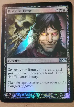 Diabolic Tutor Core Set 2012 (M12) Foil - Image 1