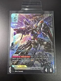 Freedom Gundam GD01-065 LR - Gundam Card Game - Image 1