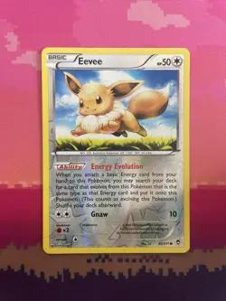 Pokemon Card Eevee Furious Fists Reverse Holo 80/111 Near Mint - Image 1
