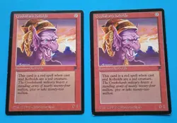 Magic the Gathering MTG Legends CROOKSHANK KOBOLDS X 2 LP/EX & MP C 1994 Nice! - Image 2