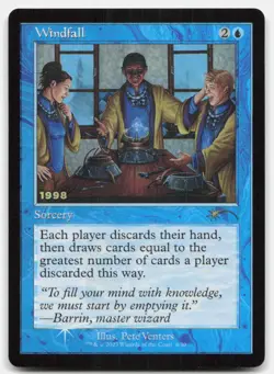 Windfall 6 Promo 30th Anniversary Promos Magic: The Gathering Foil Near Mint - Image 1