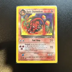 Pokemon TCG Team Rocket Dark Charmeleon W Stamped DMG (CREASED) - Image 1