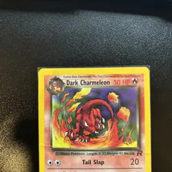 Pokemon TCG Team Rocket Dark Charmeleon W Stamped DMG (CREASED) - Image 2