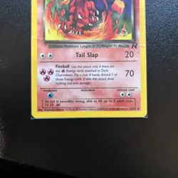 Pokemon TCG Team Rocket Dark Charmeleon W Stamped DMG (CREASED) - Image 3